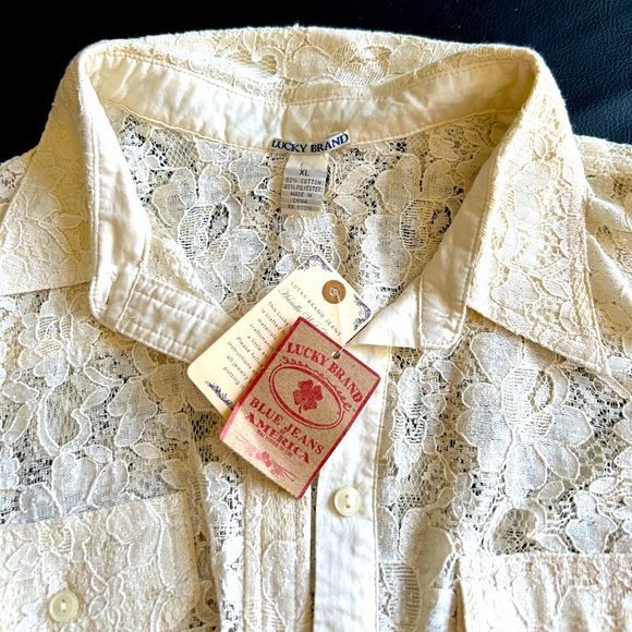 Lucky Brand Tops - Lucky Brand Lace Top NWT